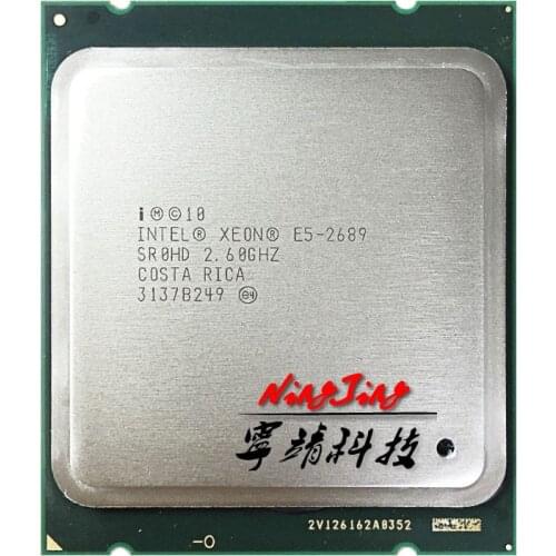 Intel Xeon E5-2689 E5 2689 2.6 GHz Eight-Core Sixteen-Thread CPU Processor 20M 115W LGA 2011
