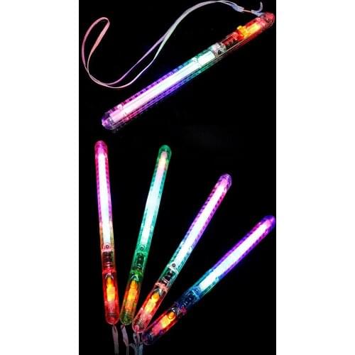 Manufacturers concert glow sticks wholesale electronic rainbow sticks LED large glow sticks colorful glow sticks Flash sticks