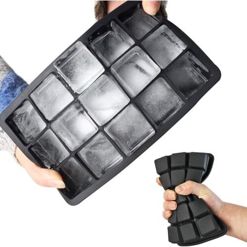 15Grids Silicone Ice Cube Maker Mold Ice Tray Candy Cake Pudding Chocolate Molds Square Shape Ice Cube Trays Kitchen Accessories