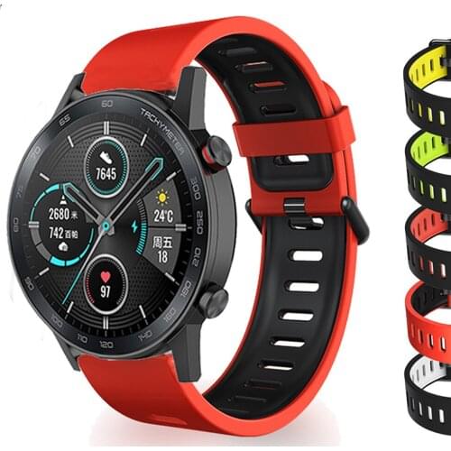 Silicone Strap for Huawei Huawei observation GT GT2 46mm / GT 2E / horn Magic 2 46mm 22mm bracelet amazifit GTR 47mm Watchband