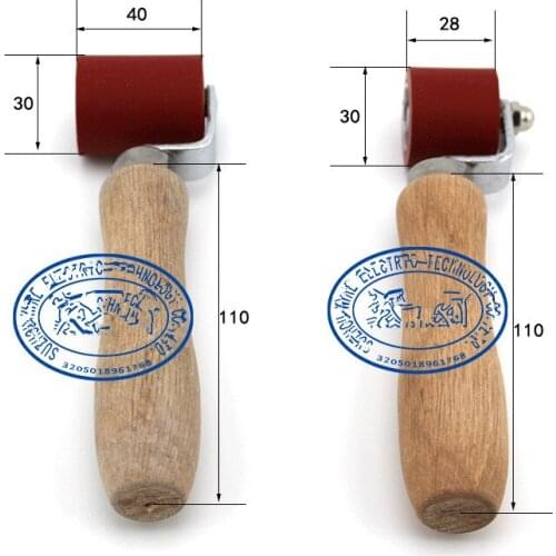 New 28mm and 40mm Silicone Ball Bearing Pressure Seam Rollers Silica gel pressure roller for Hot Air Plastic welding gun