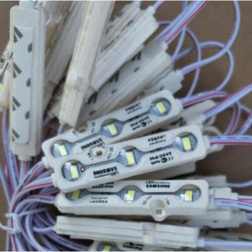 LED Module Lights SAMSUNG SMD5630 injection Led Modules with lens Led Sign Backlights For Channel Letters Advertising Light shop