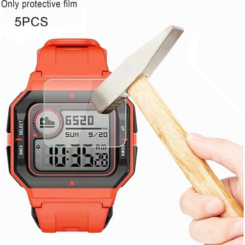 Smartwatch Clear Protective Film Tempered Glass For Amazfit Neo Sport Smart Watch LCD Display Full Screen Protector