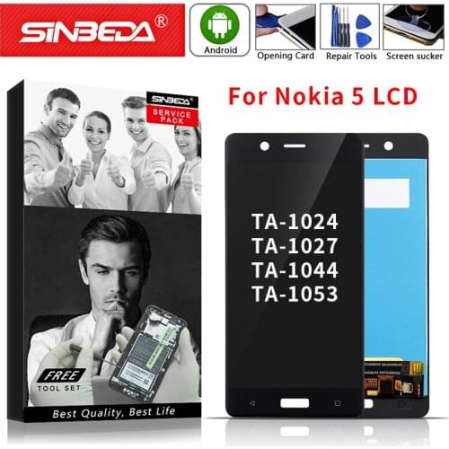 5.2" Original For Nokia 5 LCD Display Touch Screen Digitizer TA-1024 TA-1027 TA-1044 TA-1053 Nokia 5 LCD Assembly Free Tools