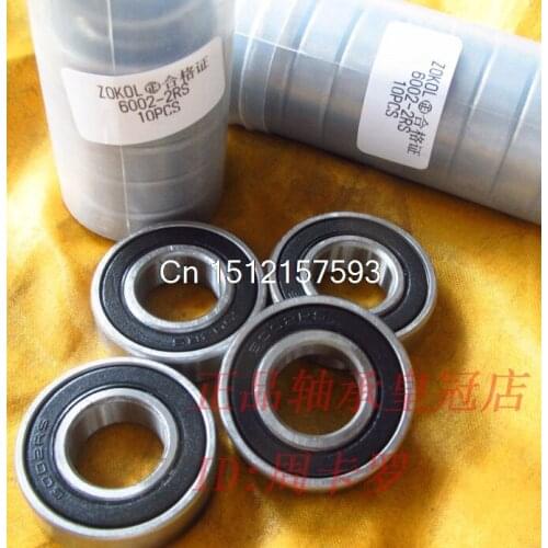 5PC 15 x 32 x 9mm 6002-2RS Rubber Sealed Ball Bearing 15*32*9