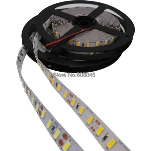 5630 5730 LED Strip 90 led/m IP20 Non Waterproof 12V Flexible 450 LED Tape 5m/lot 5630 LED Ribbon Cool White Warm White Color