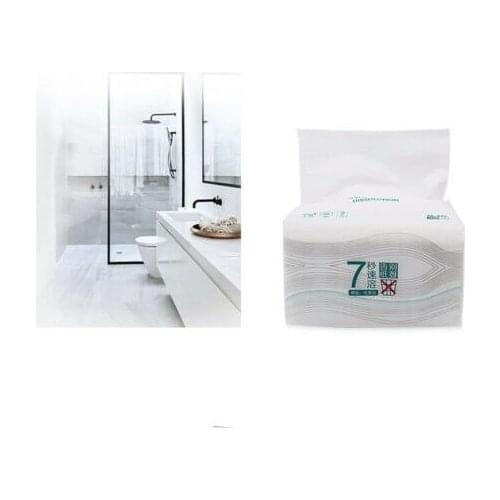 8pcs Quilted Tissue Bath Wash Room Bulk Sheets Wipes