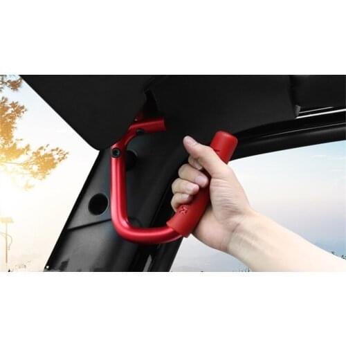 For Car Accessories Wrangler TJ Front Seat Grab Handles Grab Bars 2 & 4 Door Front Grab Handles for Jeep Wrangler JK 2007 -2015