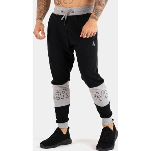 High quality small leg trouser Autumn Outdoor training mens sweatpants solid patchwork Pant trousers Male Casual Jogger pants