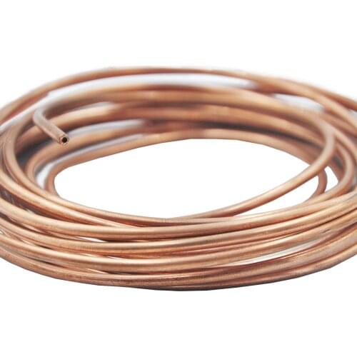 D2x3mm Hydraulic Oil Copper Tube For 1:14 RC Excavator Loader Car Model Parts