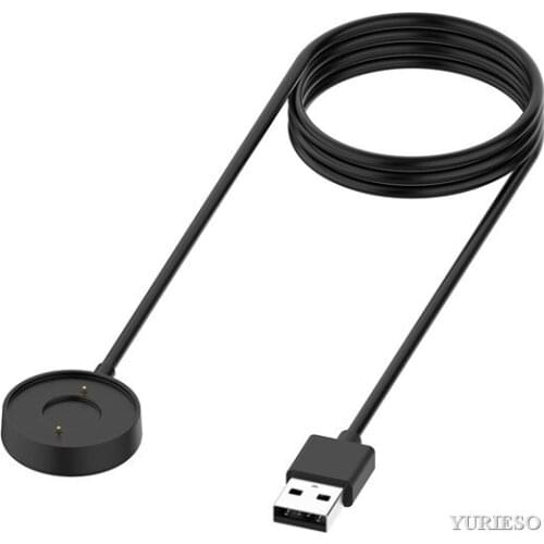 100pcs 1m USB Charging Cable Data Charger Cord For Fossil Hybrid Smartwatch HR Smart Watch Charger Adapter Cord