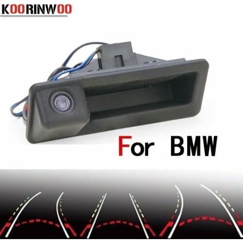 Koorinwoo Parking Car Rear View camera Trunk Handle Reverse cam for BMW E60 E61 E70 E71 E72 E82 E88 E84 E90 E91 E92 E93 X5 X6
