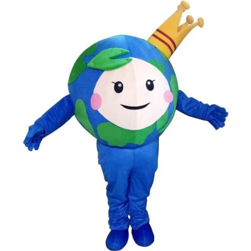Globe Mascot Costume Earth Custom Fancy Costume Anime Cosplay Mascotte Theme Fancy Carnival Costume