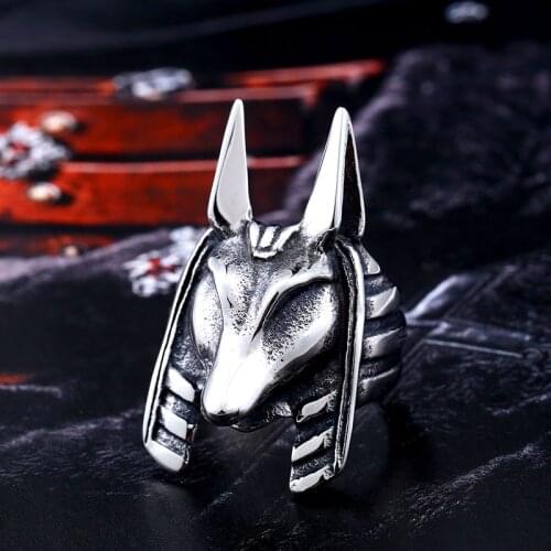 Beier 316L Stainless Steel ring The Kaen Chronicles new arrival Anubis ring for men Fashion Jewelry LLBR8-363R