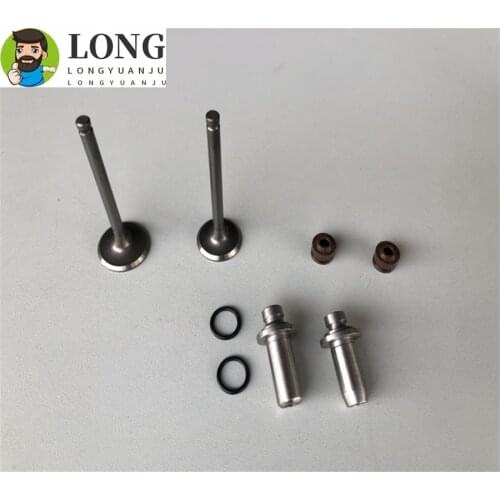 Motorcycle Engine Valve Guide Oil seal Valve Intake Exhaust Stem Valve For GY6150 GY6-150 157QMJ 150cc 1P57QMJ ATV Scooter Moped