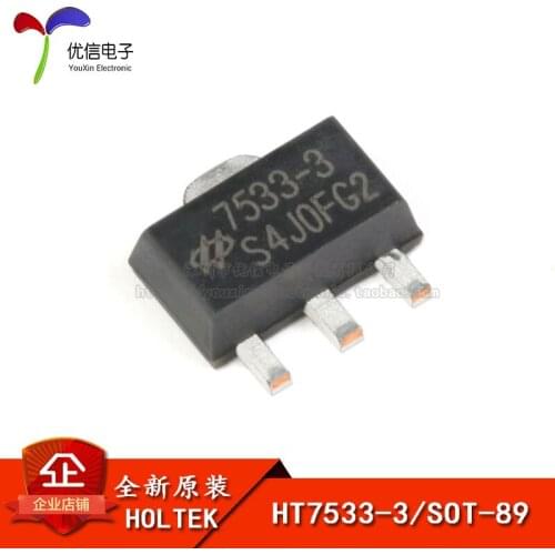 Genuine original HT7533-3 SOT-89 3.3V / 100mA low-dropout linear regulator (LDO)