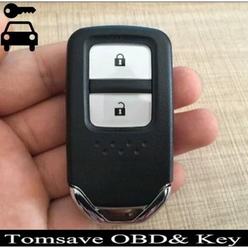 For Honda FIT Jazz VEZEL XRV Original Size 2 Buttons Smart Remote Key 433mhz with ID47 chip Full Remote Key Auto Lock Remote