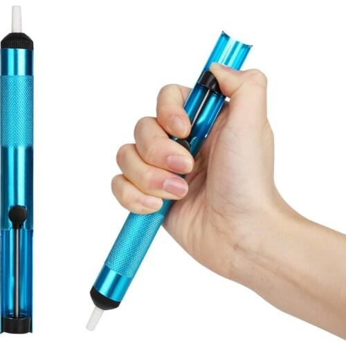 Desoldering Suction Pump Aluminum Metal Tin Sucker Pen Removal Vacuum Soldering Iron Desolder Hand Desold Tools