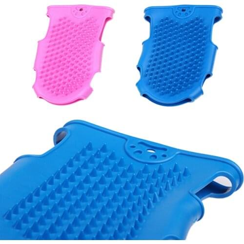 Cat Pet Grooming Gloves Cats Brush Comb Beauty Massage Hair Cleaning Bathing Gloves Silicone Dog Bath Brush Cleaning Supplies