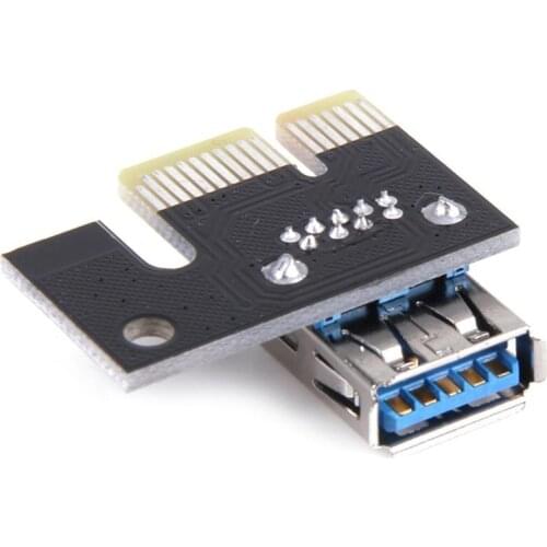 Mini USB3.0 Graphics Card Riser Card PCI-E 1X To 16X Mining Extension Adapter Mining Extender Mining Accessories
