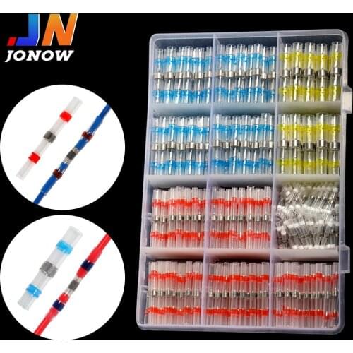 500/300PCS Solder Seal Wire Connectors - Heat Shrink Solder Butt Connectors - Solder Connector Kit - Automotive Marine Insulated