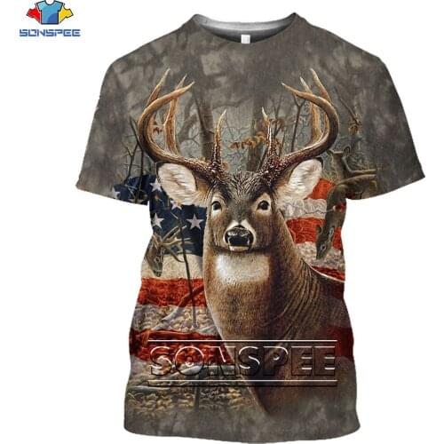 SONSPEE Mens Camouflage T-Shirts