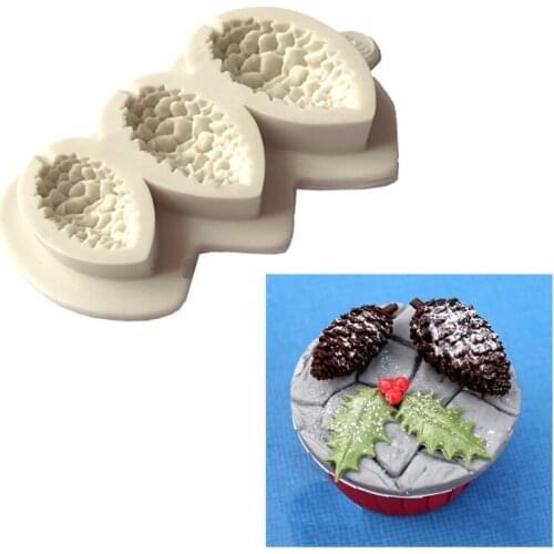 1PC Pine Cone Shaped Fondant Silicone Mold DIY Cake Baking Tool Sugar Cake Decorating Tools kitchen Chocolate Mold L146