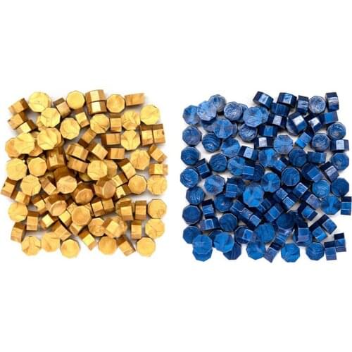 100Pcs Sealing Wax Seal Beans Stamp Beads for Vintage Craft Envelope Wedding Wax Seal Ancient Sealing Wax Tools