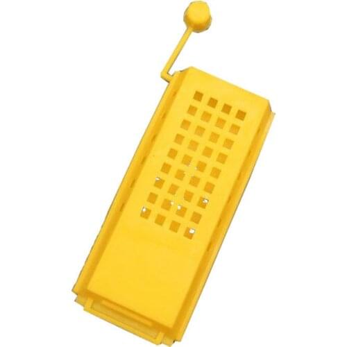 100 pcs Bee House Queen Cage Beekeeping Transport Cage Mailing Bee Beehive Yellow Bee Cage Transport Cage Bee Equipment Whole