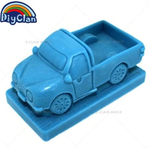3D Truck Car Silicone Chocalate Mold For Cake Pudding Jelly Moulds Salt Sculpture Ice Sculpture Soft Stereo Mould S0208XC