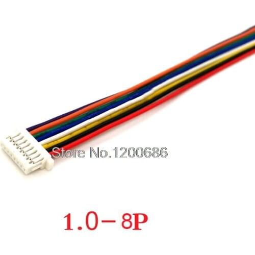 SH1.0 8Pin Male Plug Connector With Wire Cable