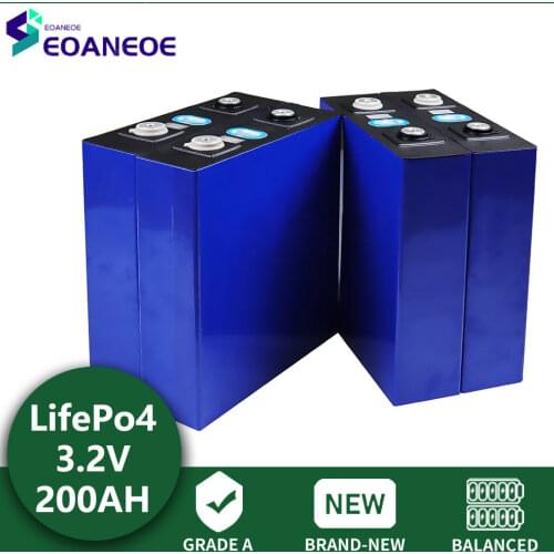 2021 new Lifepo4 3.2v200ah new lifepo4 rechargeable battery 3.2v200ah battery, suitable for 12v200ah solar syste EU US tax free