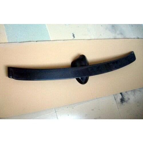 Car Accessories For BMW E92 Carbon Fiber AC-Style Roof Spoiler Glossy Fibre Finish Rear Window Wing Kit Racing Trim Car-Styling