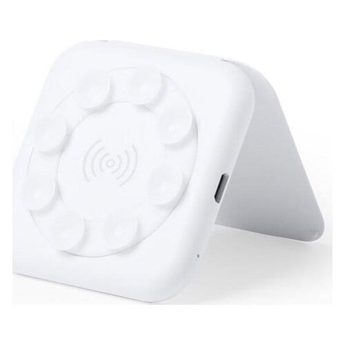 Wireless Charger with Suction Pads and Mobile Holder White 146262