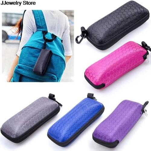 Eyewear Cases Cover Sunglasses Case For Women Glasses Box With Lanyard Zipper Eyeglass Cases For Men New