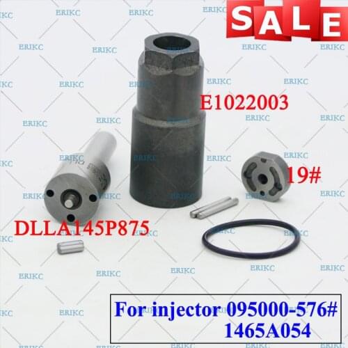 ERIKC Injector Repair Kits Nozzle DLLA145P875 (093400-8750) Valve Plate 19# for Denso Mitsubishi 1465A054 DCRI105760 095000-5760