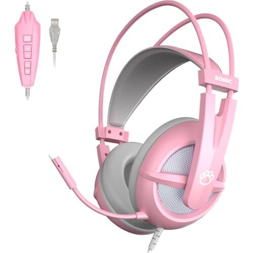 Gaming Headphone 7.1 Sound USB Headset Earphones with Mic Microphone For Computer Gamer