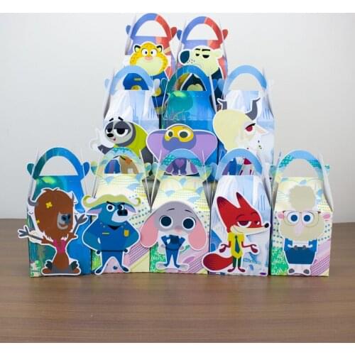 Judy Favor Box Candy Box Gift Box Cupcake Box Kids Birthday Party Supplies Decoration Event Party Supplies