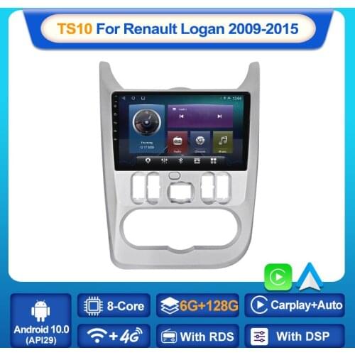 MEKEDE For Renault Logan 1 Sandero 2009 - 2015 For Dacia Duster 2010 - 2017 Car Radio Multimedia Video Player Android 10 WIFI BT