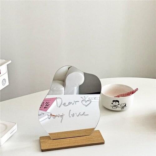 Simple Irregular Mirror Desktop Desktop Makeup Mirror Decorative Ornaments