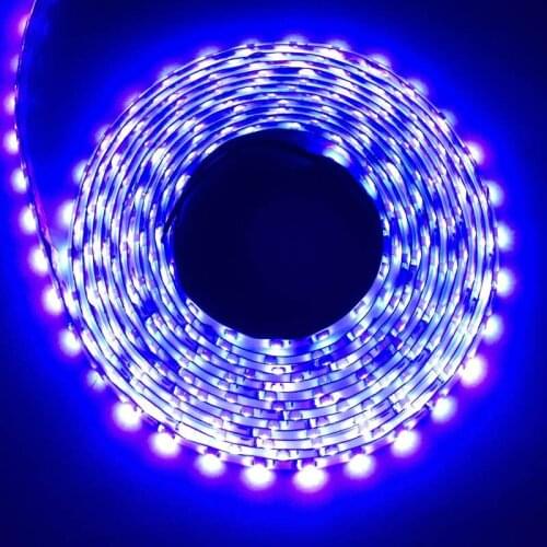 NEW 5M UV 395nm 5050 SMD Purple 300led 5m waterproof ip65 and Non waterproof ip20 DC 12V led flexible light smd led tap