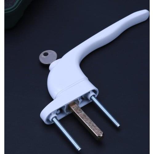 Window Handle Key Locking Latch Locks Door Turning Handle For Double Glazing Aluminum Alloy Door Handle Window