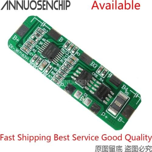 4A-5A PCB BMS Protection Board for 4 Packs 18650 Li-ion lithium Battery Cell 4S
