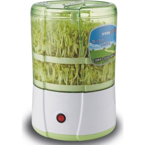 Fully-automatic household multifunctional double layer bean sprouting machine large capacity intelligent thermostat