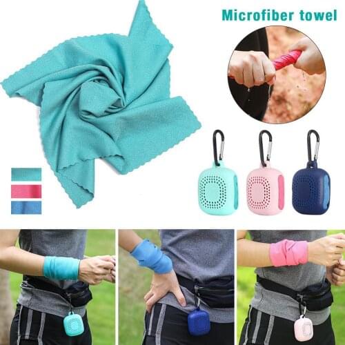 Portable Microfiber Fast Dry Outdoor Camping Travel Cooling Sports Shower Towel Health Yoga Training Accessories