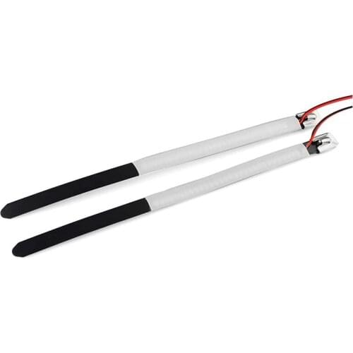 Universal Motorcycle Fork LED Turn Signal Strip Lights Kit Fit for 45-70mm Fork, 2PCS Amber