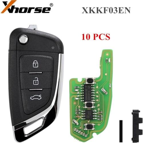 XHORSE XKKF03EN Universal Remote Key Fob Knife Style for VVDI Key Tool 10PCS/Lot