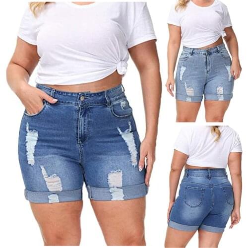 Womens Casual Denim Shorts Frayed Tassel Ripped Jeans Multicolor Pants Jeans Ladies High Waist Slim Zip Jeans Shorts Traf