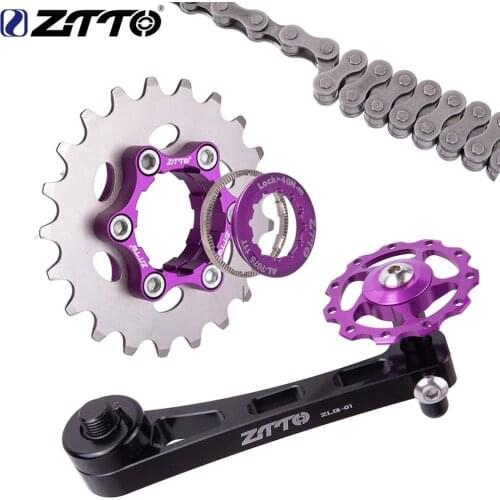 ZTTO MTB BMX Bike Single Speed Groupset Cassette Cog 1Speed Chain Fix Gear kit 16T17T18T19T20 21T22T23T For K7 Bicycle Sprocket