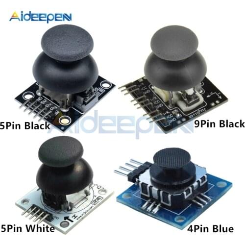 1Pcs 4Pin 5Pin 9Pin JoyStick Breakout Module Shield Joystick Game Controller 2.54mm Interface 2-Axis Two Way Rocker 5V Module